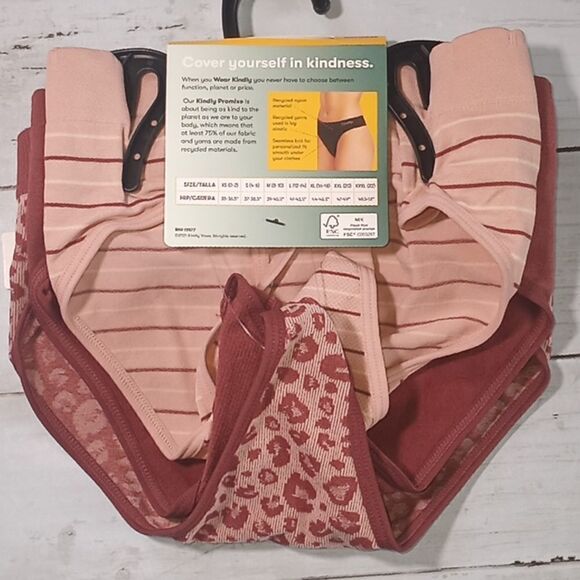 Womens Kindly Yours Seamless Thong Panties Underwear 3-Pack - Picture 4 of 6